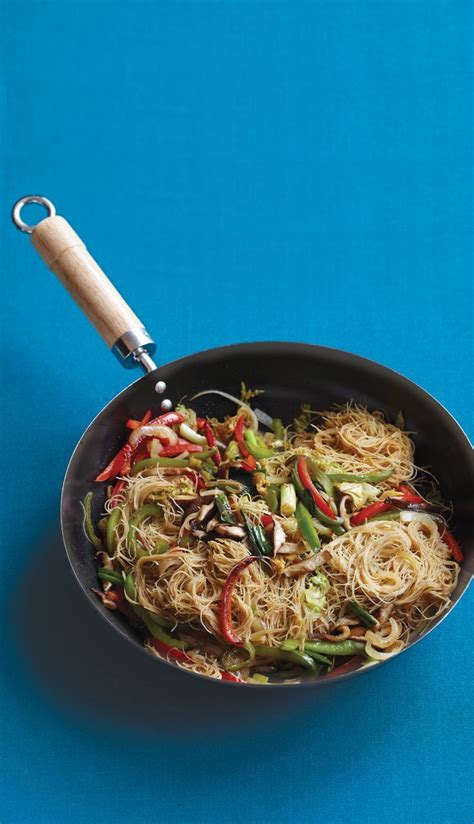 Singapore Style Rice Noodles Recipe Vegetarian Times Recipe