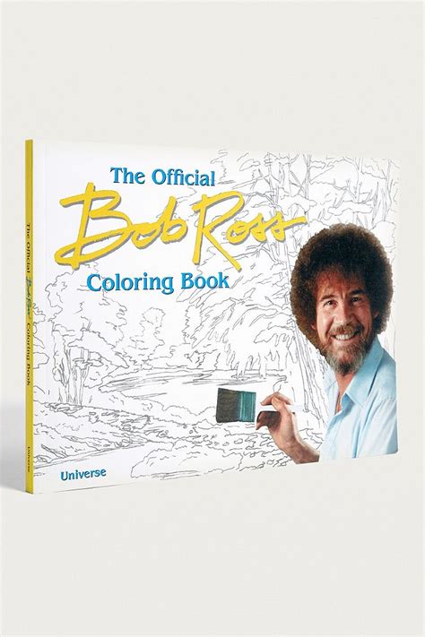 The Official Bob Ross Coloring Book By Bob Ross Urban Outfitters Uk