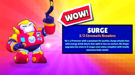 #brawlstars #brawlpass #surge #season2 finally, surge is here, we are unlocking him the new power surge gadget and could he be the best bot in the game? ALLEREERSTE GAMEPLAY VAN DE NIEUWE KNOKKER (SURGE) in ...