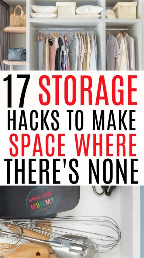 17 Small House Storage Hacks You Need Simple Living Mommy