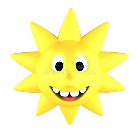 Yellow Sun Smiling Stock Illustration Illustration Of Cheerful 52859989