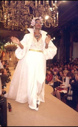 Mounia YSL 1985 Muse For Yves Saint Laurent First Black Model To