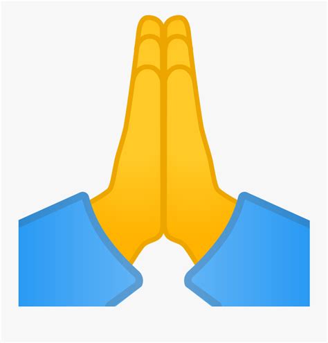 Download Svg Download Png Praying Hands Emoji Png Free Transparent Clipart Clipartkey
