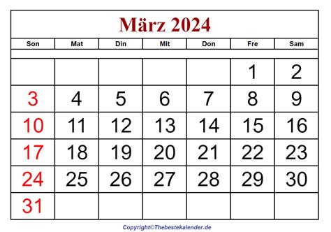 März 2024 Feiertags Kalender The Beste Kalender