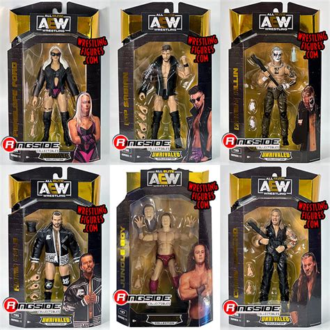 AEW Unrivaled 11 Toy Wrestling Action Figures By Jazwares This Set