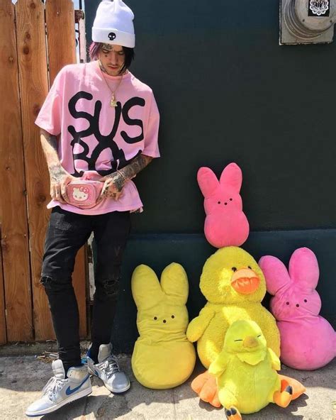 Lil Peep With Peep Stuffed Animal