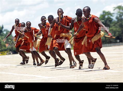 Traditional Dancers Entertain Guests In Uganda Kampala Music And