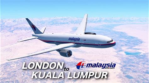 Cheapest return price last month. Infinite Flight - London to Kuala Lumpur | Malaysia 777 ...