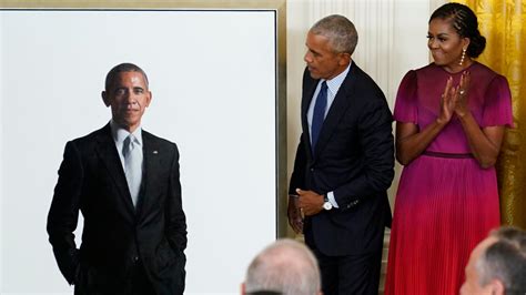 Biden Obama Returns To White House For Unveil Of Official Portrait