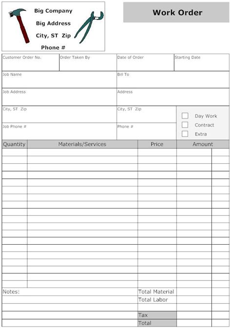 Work Order Request Template Excel Now Is The Time For You To Know The
