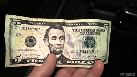Another Very Rare Unusual Five Dollar Bill Youtube