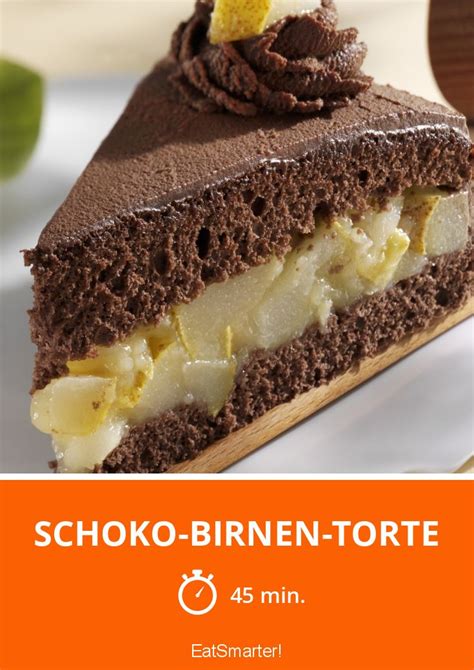 Schoko-Birnen-Torte Rezept | EAT SMARTER