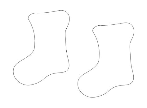 printable stocking template