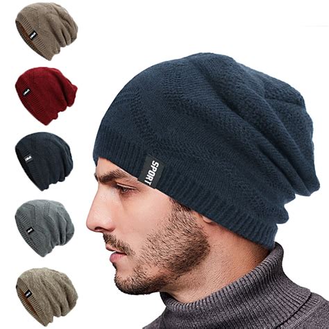 Yirtree Slouchy Beanie For Men Winter Hats For Guys Cool Beanies Mens