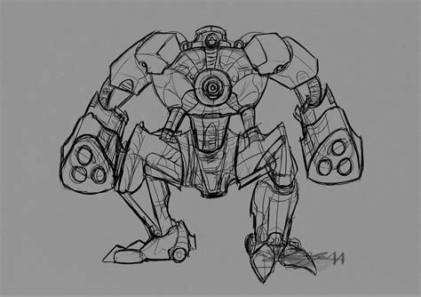 Robot Sketch Rough By Brollonks On Deviantart