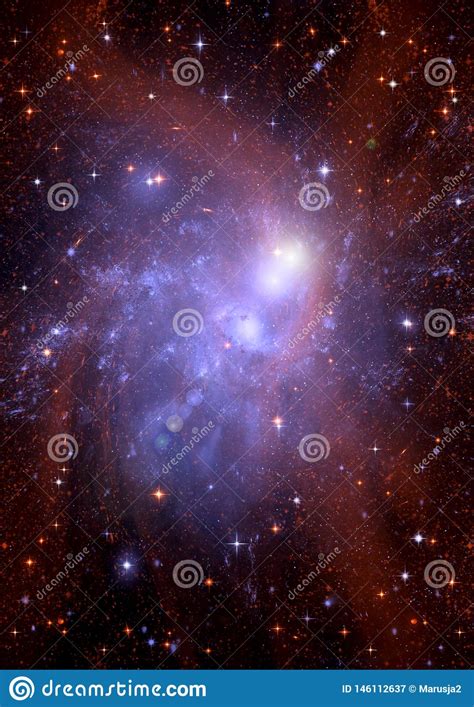 Galaxy In A Free Space Stock Image Image Of Nebula 146112637