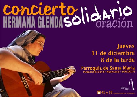 Concierto De La Hermana Glenda 11 De Diciembre 20h Santa Maria