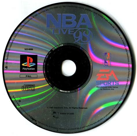 Nba Live 98 1997 Playstation Box Cover Art Mobygames