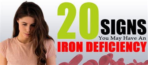20 Signs You May Have An Iron Deficiency Superjennie
