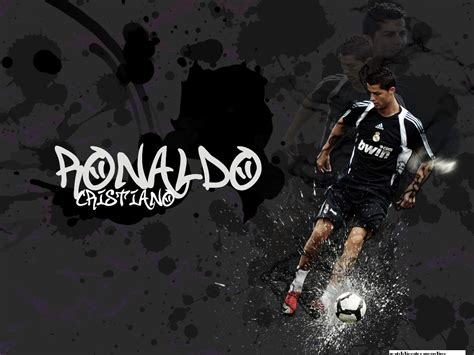 Live Stream Soccer Cristiano Ronaldo Real Madrid Fc Kick A Ball On