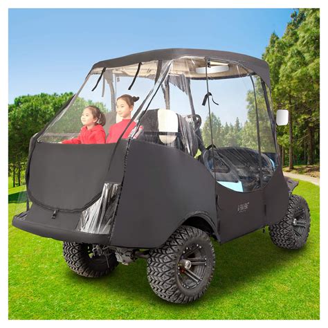 Buy 10l0l 2 Passenger 600d Heavy Duty Golf Cart Enclosure With Roll Up