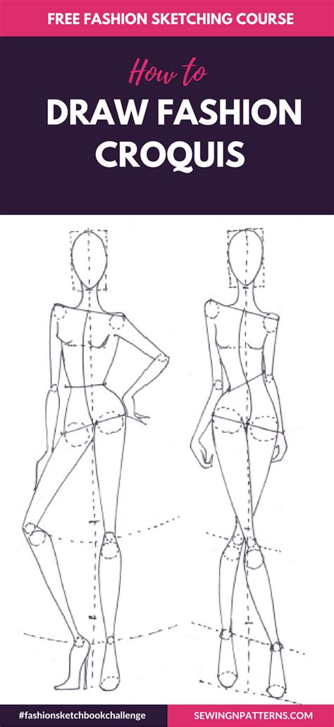 Fashion Sketchboook Challenge New Sewingnpatterns Fashion Drawing