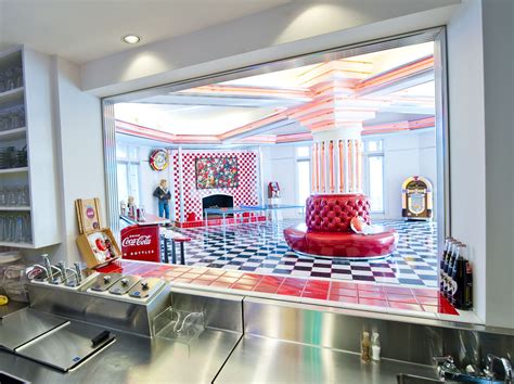 this image serves to help visualize the modernized soda shoppe with softer lines and colors