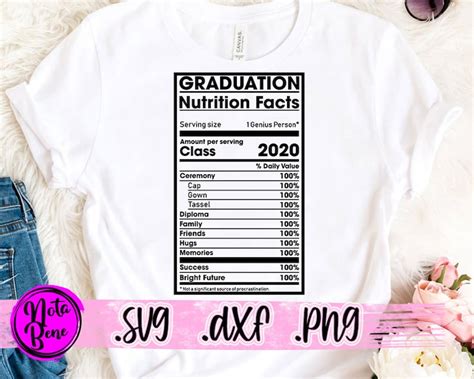 Graduation Nutrition Facts Svg Cut File Gradation 2022 Svg Etsy