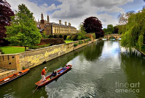 The Backs Clare And Kings College Cambridge Photograph By Darren