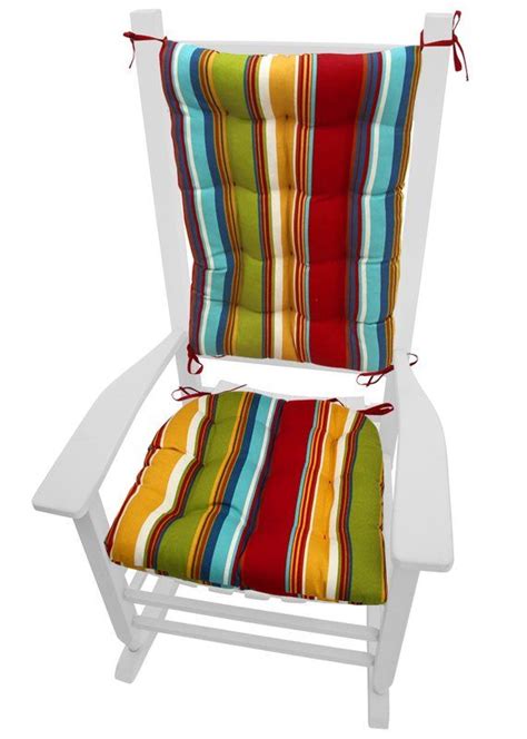 Coastal Indooroutdoor Rocking Chair Cushion Outdoor Rocking Chair