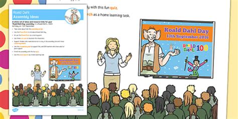 Roald Dahl Day Assembly Ideas Ks2 Teaching Resources