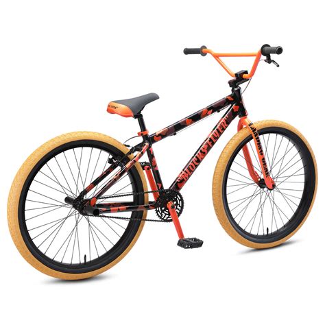 Se Blocks Flyer 26 Inch Bmx Freestyle Bike Orange Camo Jandr Bicycles