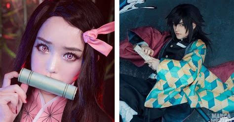 Así que aquí está shinobu kochou del anime kimetsu no yaiba. 12 impresionantes cosplay de Kimetsu no Yaiba ¡Conócelos ...