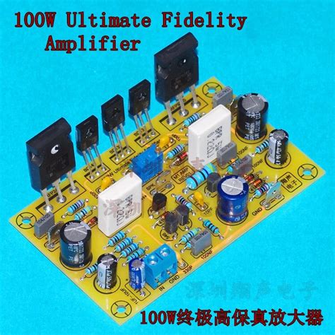 W Diy Audio Ultimate Fidelity Amplifier Board Mos Tube Irfp