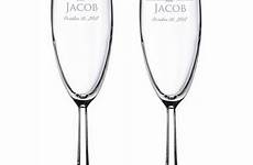 wedding personalized glass anniversary gifts toasting flute set gift engraved