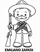Dibujos de Emiliano Zapata para Colorear para Colorear, Pintar e ...