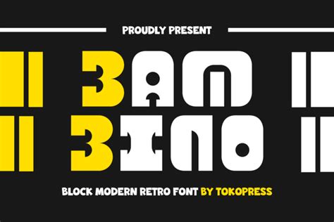 20 Best Block And Block Letter Fonts Design Shack