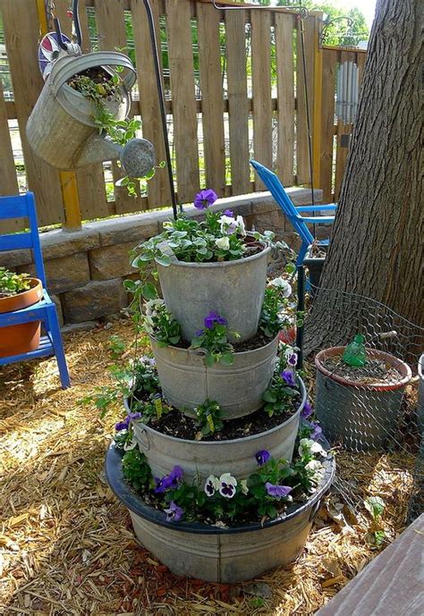 Genius Ways To Repurpose Galvanized Buckets And Tubs
