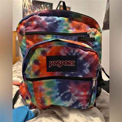 Jansport Big Student Tie Dye Backpack Gem