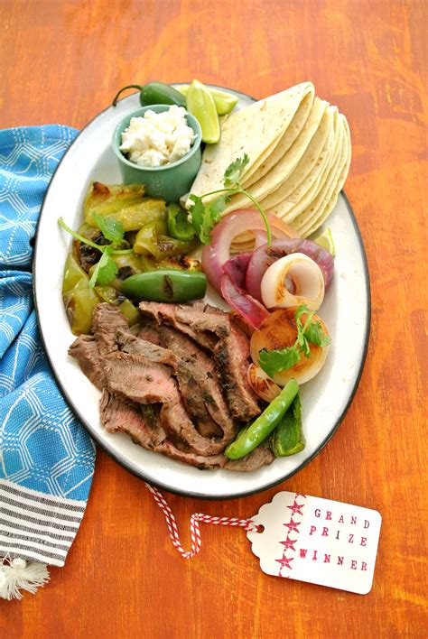 Grilled Steak Tacos With Tomatillos Onions And Peppers American Profile