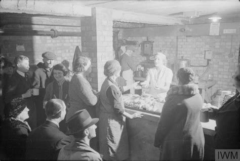 Life In An Air Raid Shelter North London England 1940 Imperial War