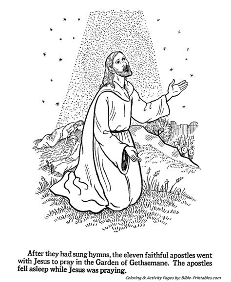 Easter Bible Coloring Page 8 Bible Printables