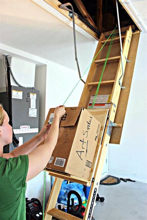 Diy Attic Lift Pulley System How To Blog