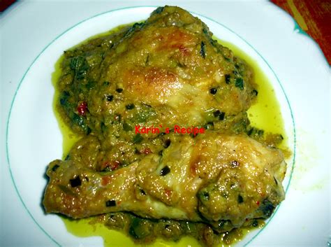 Karin`s Recipe: Ayam Masak Cabai Hijau (Chicken Cook In Green Chili Paste)
