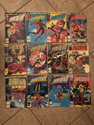Sale Daredevil Themed Comic Lot Of 15 Marvel Comics