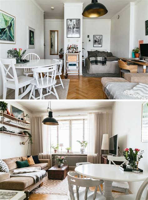 Studio Apartment Tiny Living Dining Room Ideas Decoomo