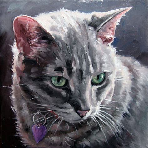 Autor Puci Custom Pet Portraits Pet Portraits Cat Portrait Painting