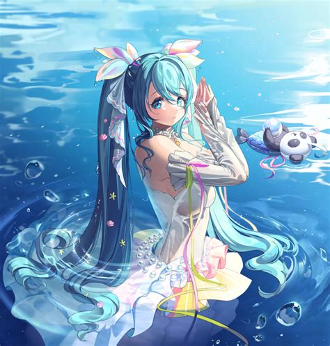 Madaeng Hatsune Miku Miku With You Vocaloid Vocaloid Absurdres Commentary Request