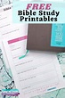 FREE Bible Study Printables for Any Part of the Bible! - Leap of Faith ...