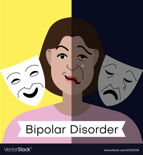 Bipolar Disorder Concept Royalty Free Vector Image